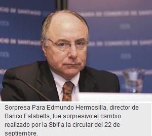 Edmundo Hermosilla analiza la circular de la SBIF. El ex ministro de Vivienda del gobierno de Eduardo Frei cree que la Superintendencia no pierde ... - dibujo103